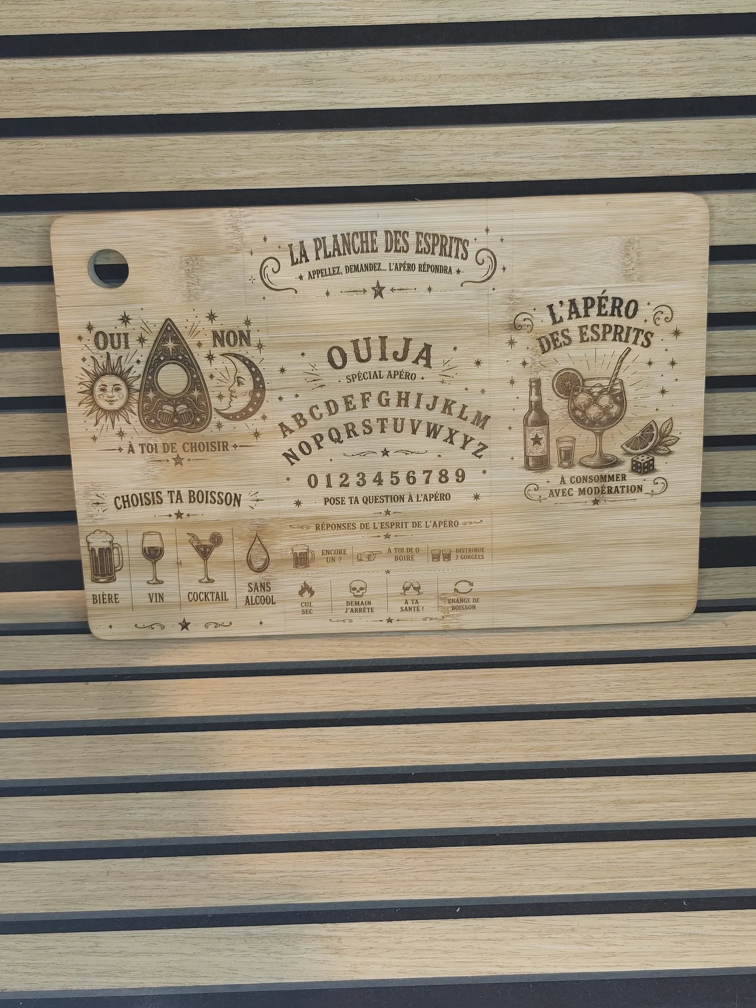 Planche Apéro Ouija