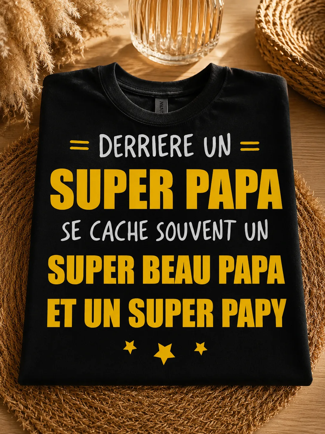 👕 T-shirt « Super Papa » 💛