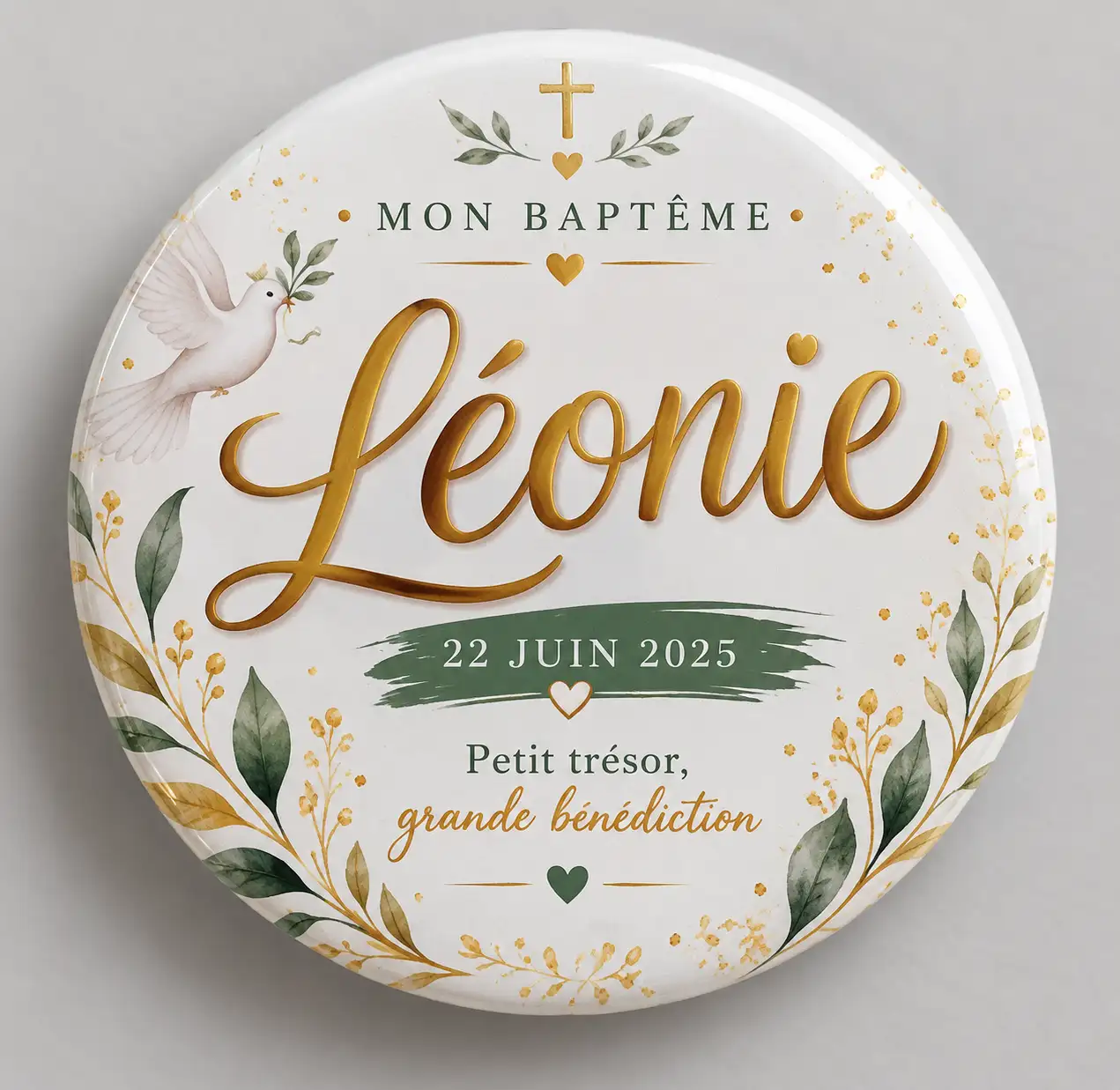 Badge Baptême