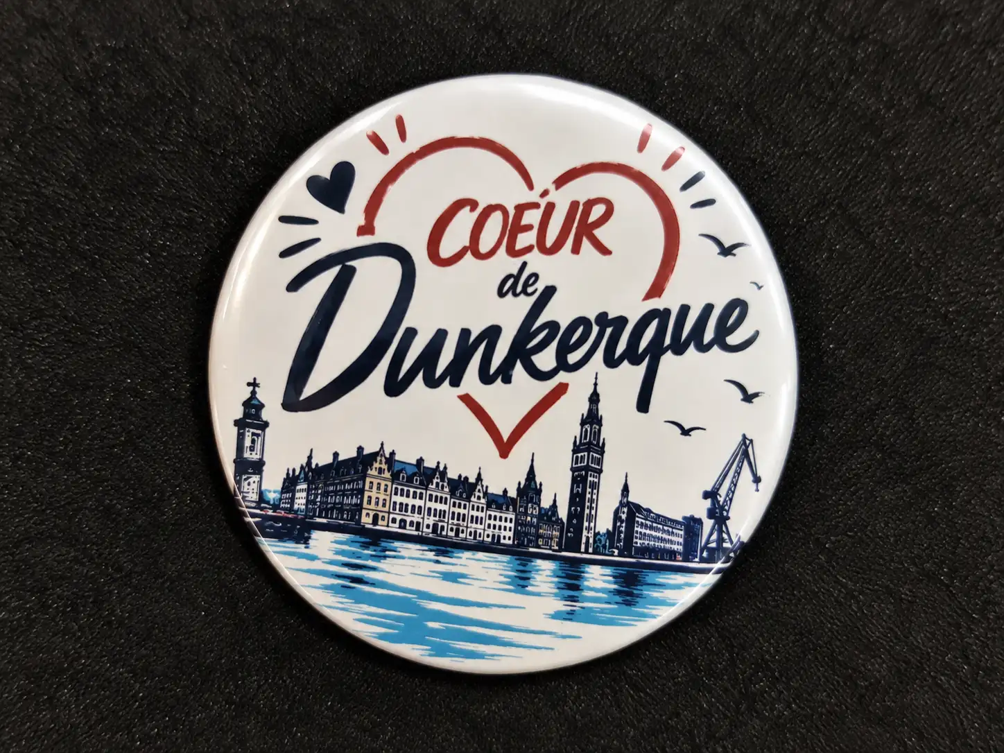 Badge Coeur de dunkerque