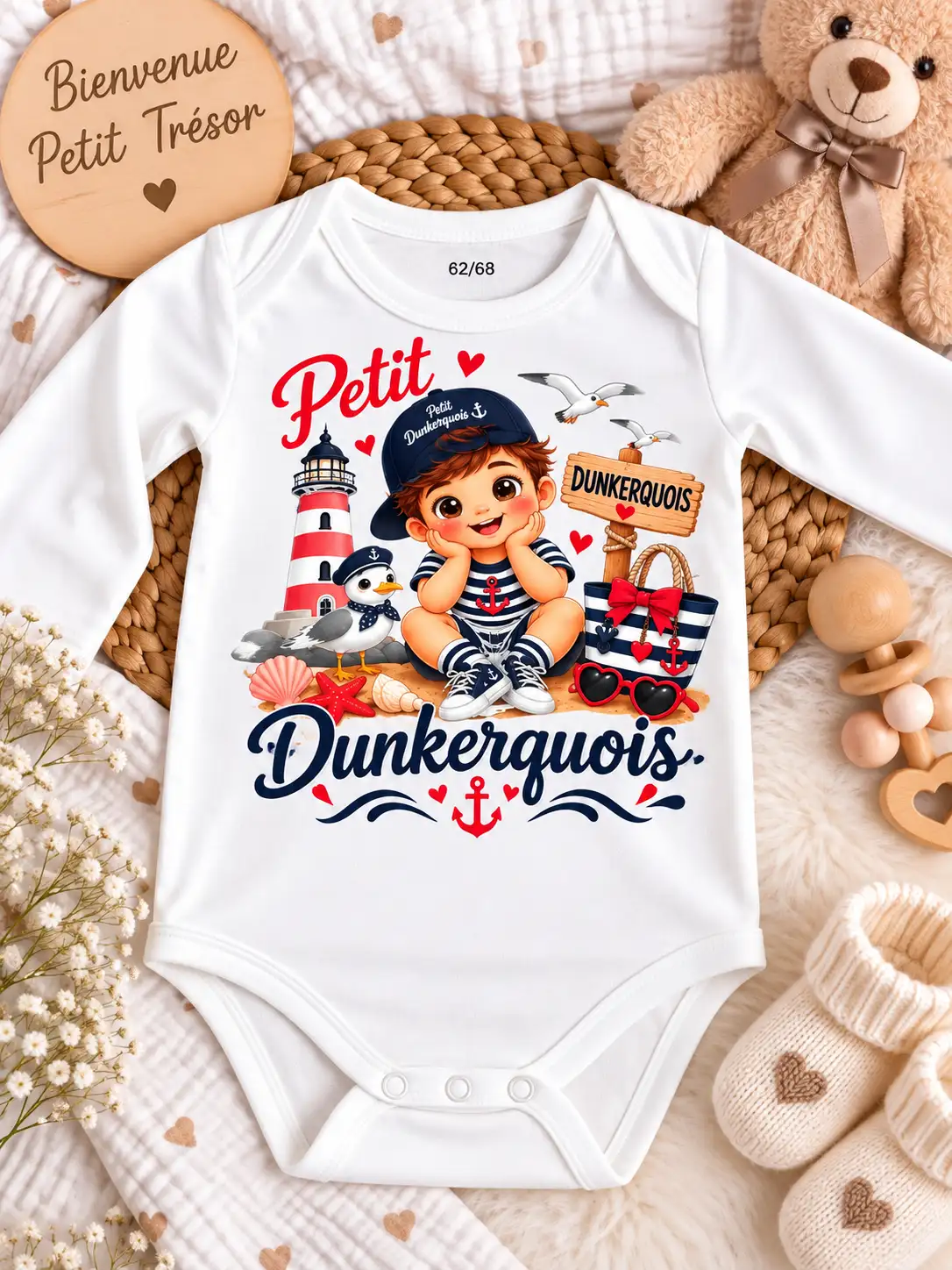 Body Bébé Petit Dunkerquois