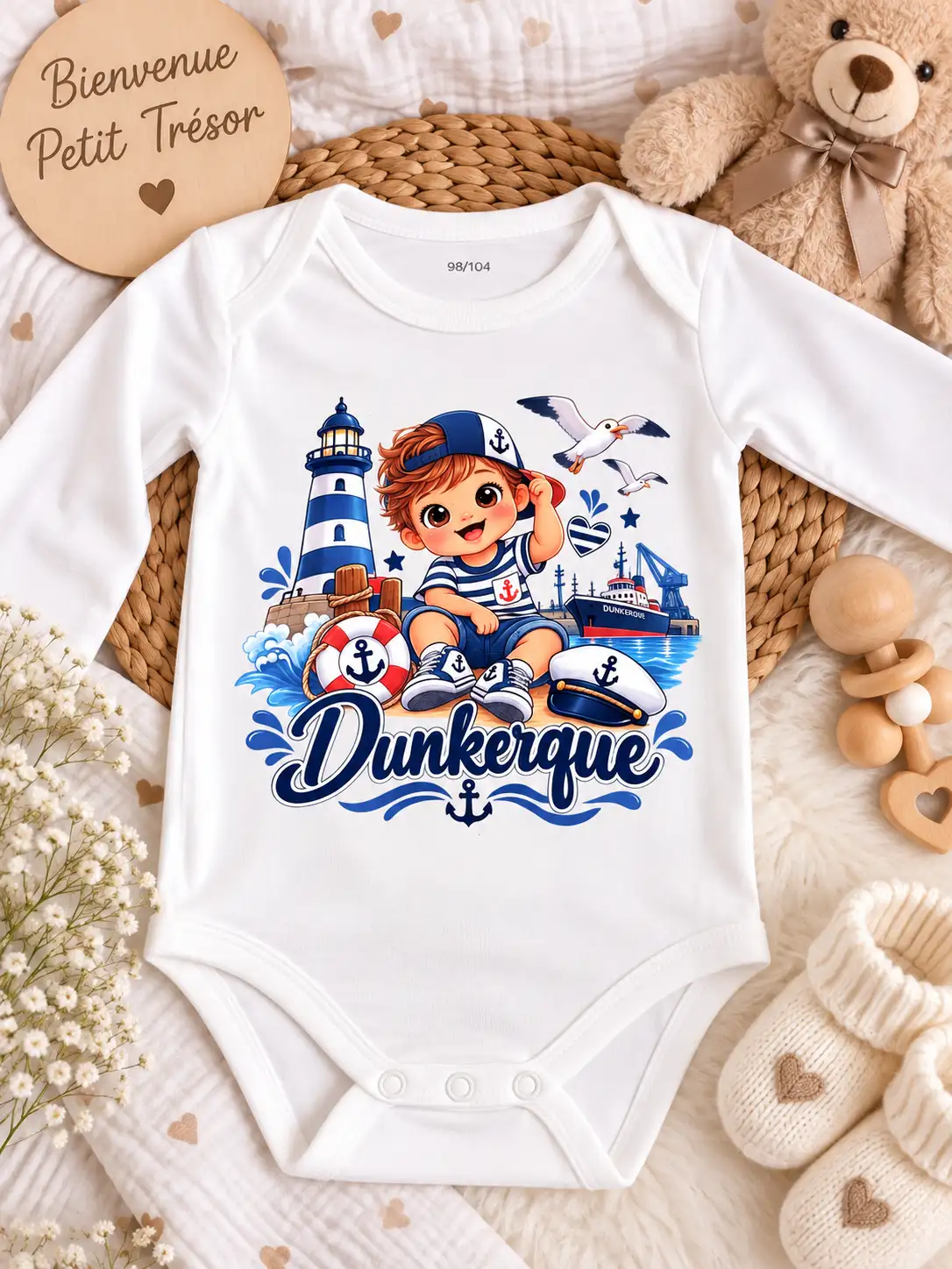 Body Bébé Dunkerquois