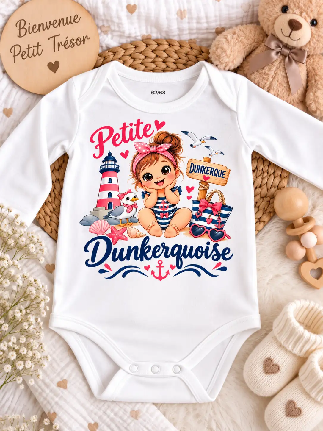 Body Bébé petite Dunkerquoise