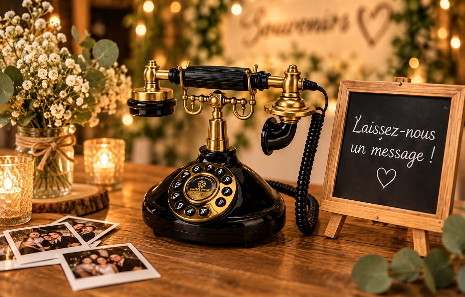 Téléphone livre d'or audio